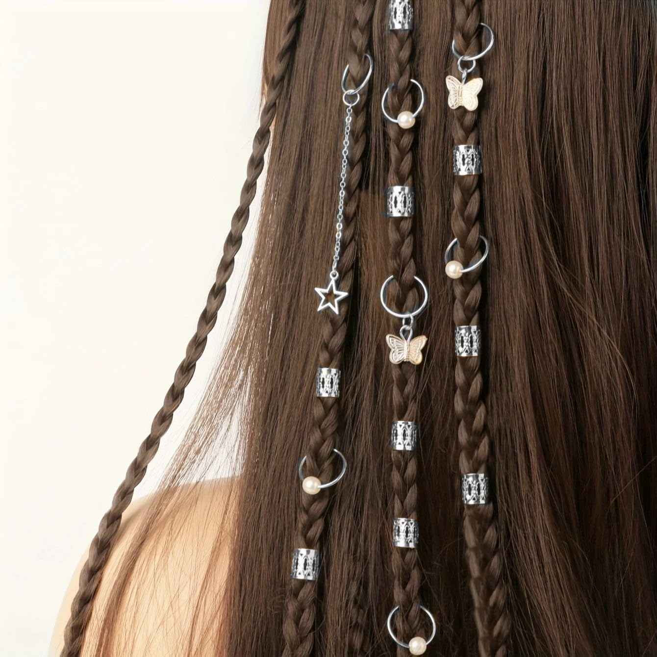 Amazon.co.jp: ヘアアクセサリー ヘアビーズ 28個セット 可愛い 髪飾り
